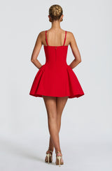 Kiah Mini Dress - Red Dress Babyboo Fashion Premium Exclusive Design