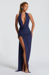 Kingsley Maxi Dress - Navy Dress Babyboo Fashion Premium Exclusive Design