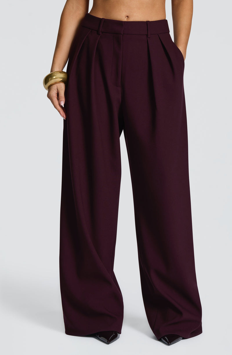 Kirsty Pants - Plum Pants Babyboo Fashion Premium Exclusive Design
