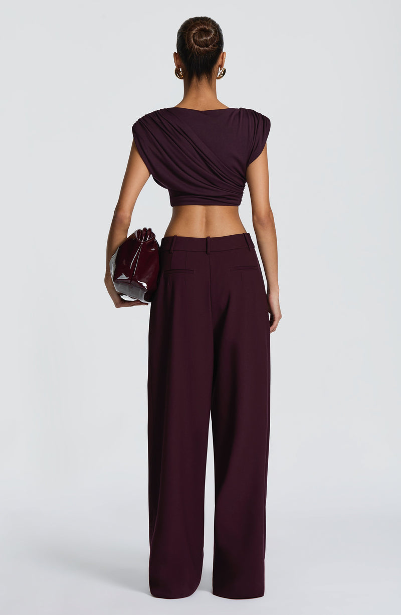Kirsty Pants - Plum Pants Babyboo Fashion Premium Exclusive Design