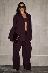 Kirsty Pants - Plum Pants Babyboo Fashion Premium Exclusive Design