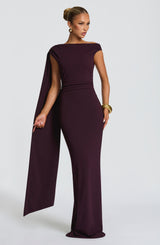 Kylie Midi Dress - Plum Dress Babyboo Fashion Premium Exclusive Design