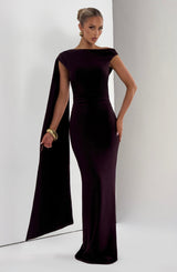 Kylie Midi Dress - Plum Dress Babyboo Fashion Premium Exclusive Design