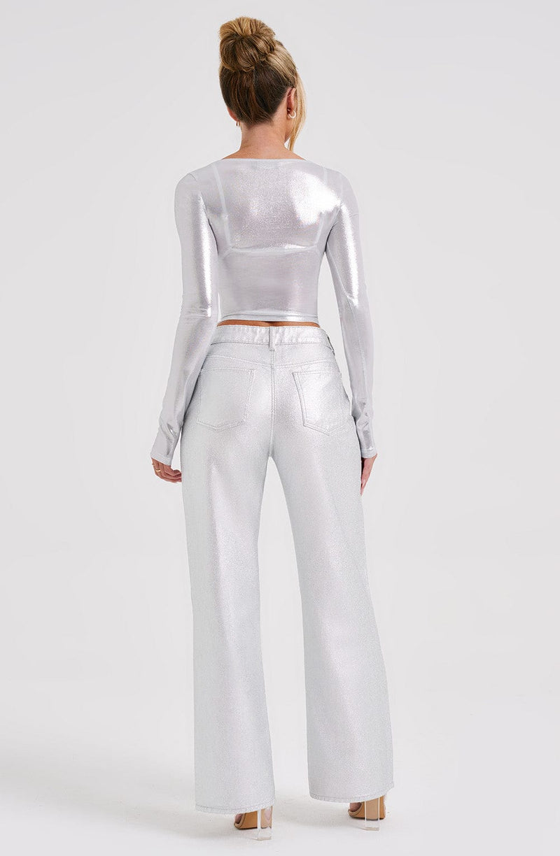 Kyranni Top - Silver Tops Babyboo Fashion Premium Exclusive Design