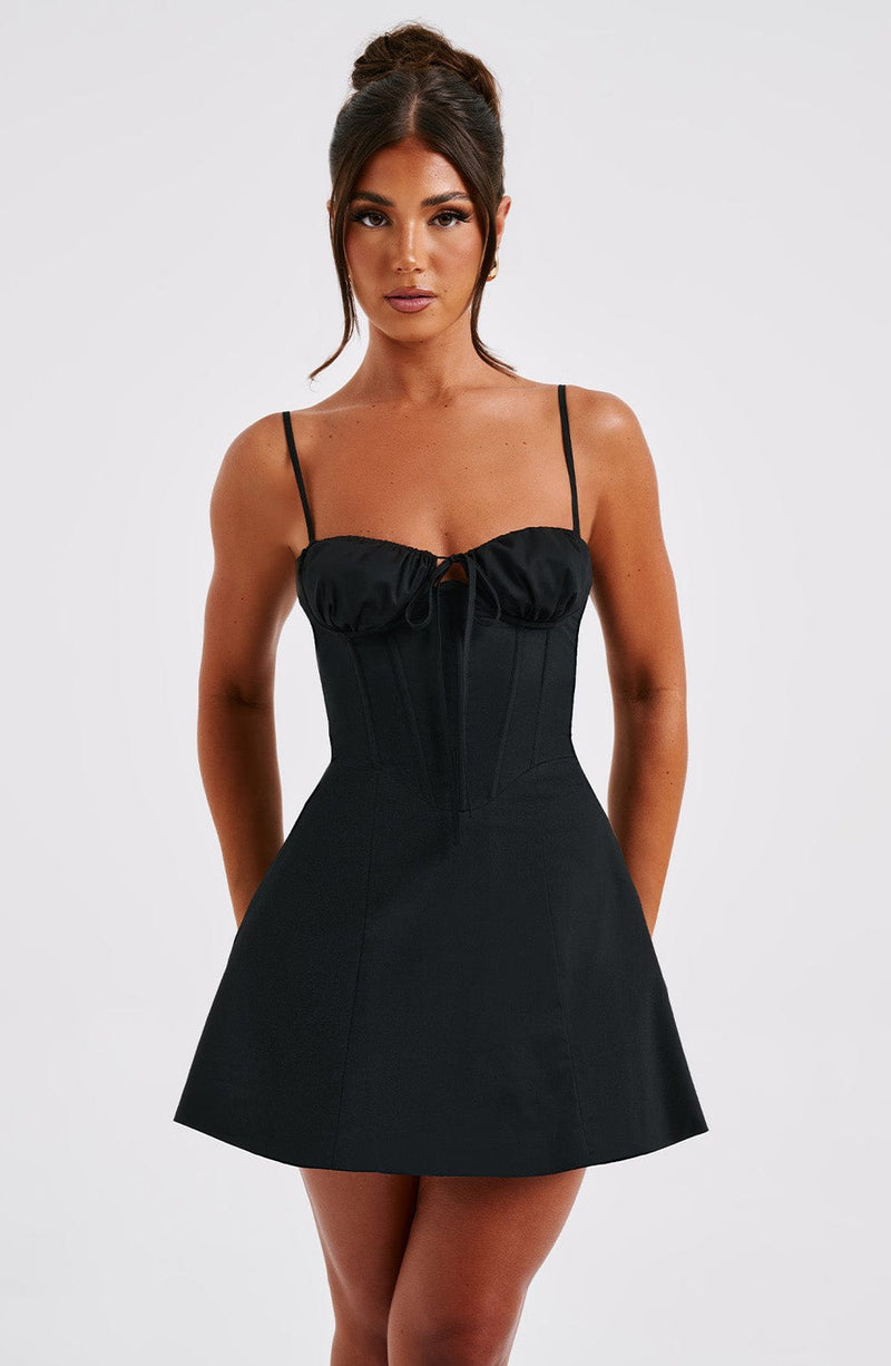 Lacey Mini Dress - Black Dress XS Babyboo Fashion Premium Exclusive Design