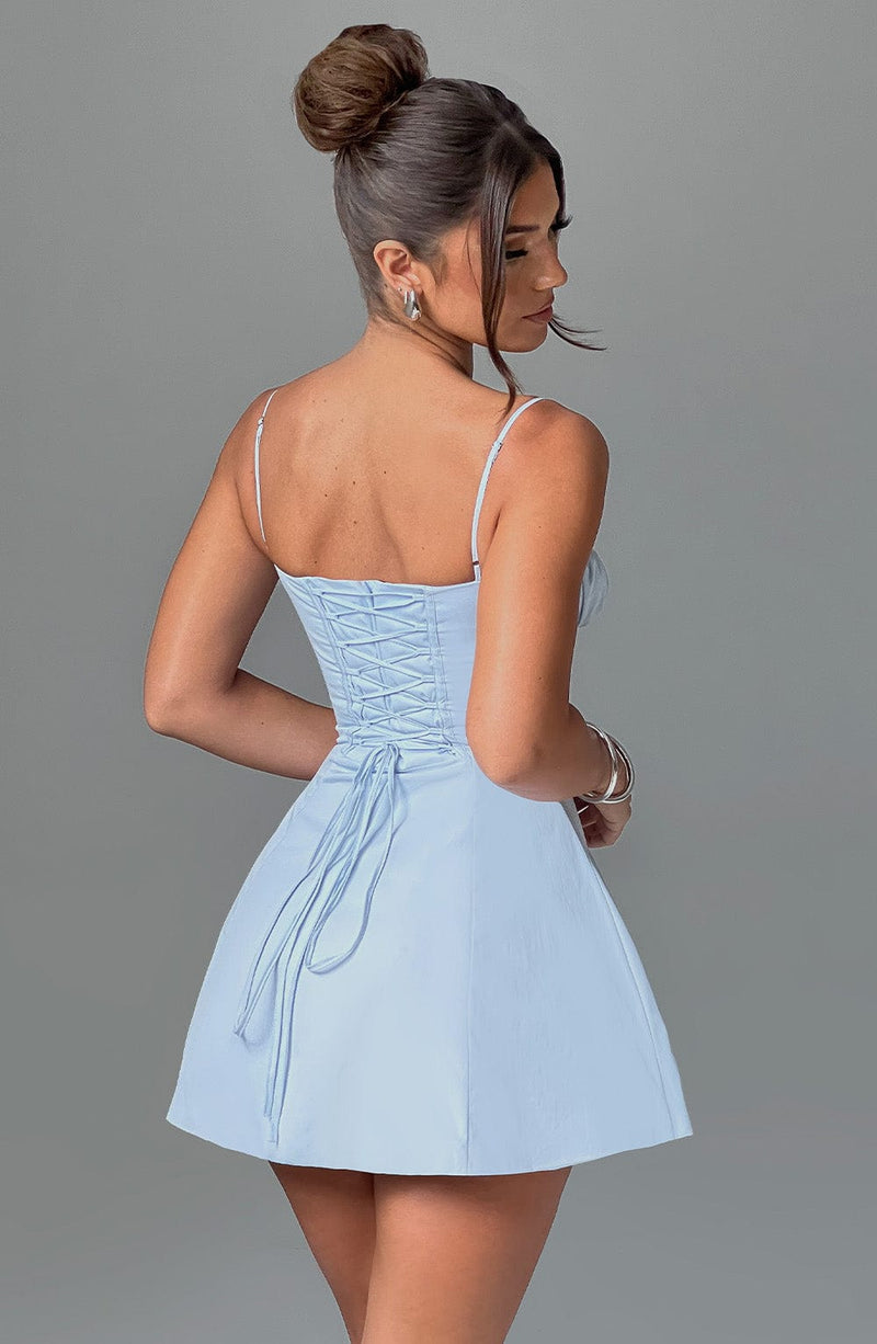 Lacey Mini Dress - Blue Dress Babyboo Fashion Premium Exclusive Design