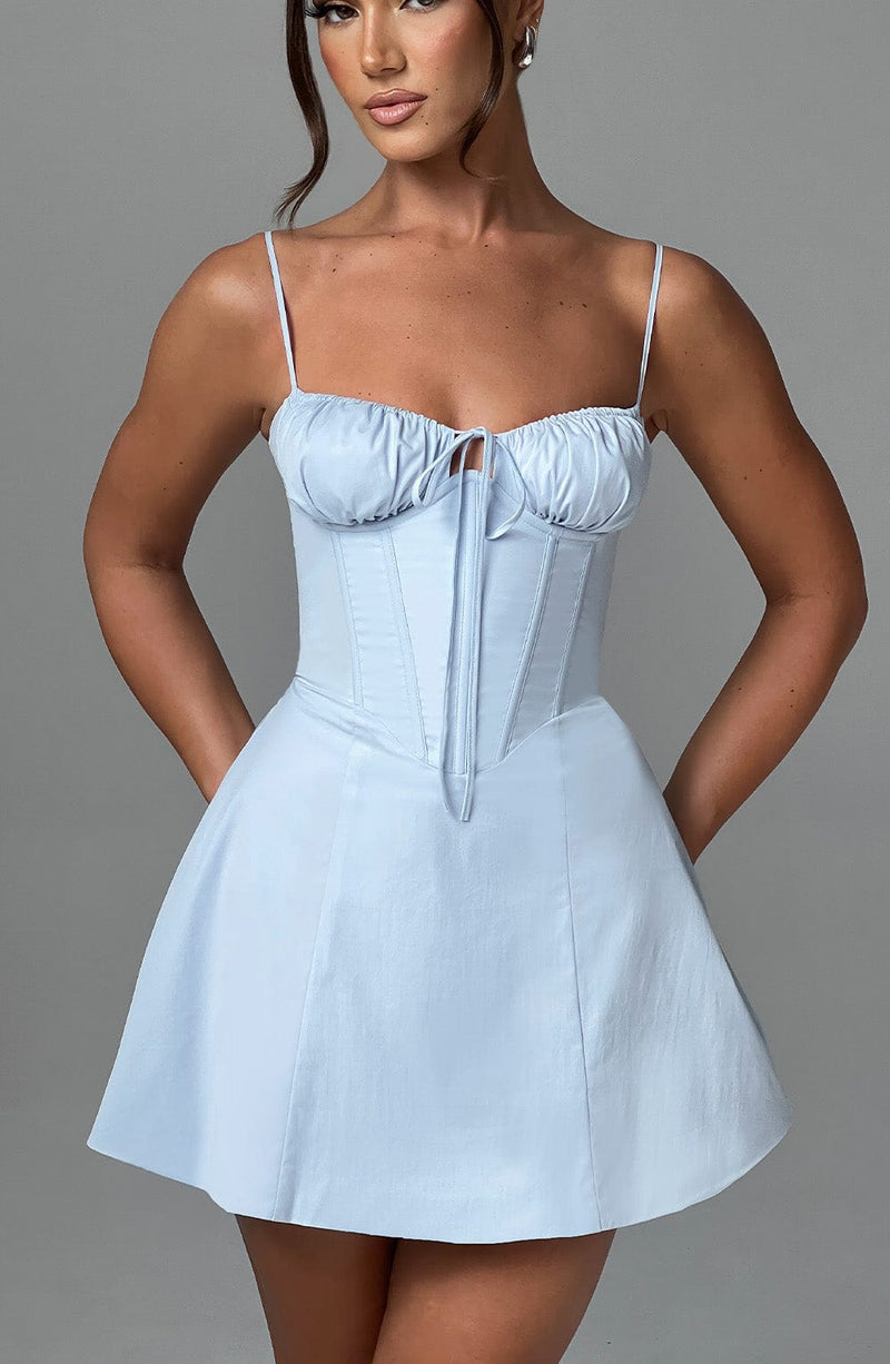 Lacey Mini Dress - Blue Dress XS Babyboo Fashion Premium Exclusive Design