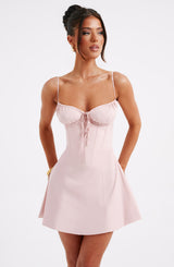 Lacey Mini Dress - Blush Dress XS Babyboo Fashion Premium Exclusive Design
