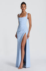 Laleh Maxi Dress - Glacier Blue Dress Babyboo Fashion Premium Exclusive Design