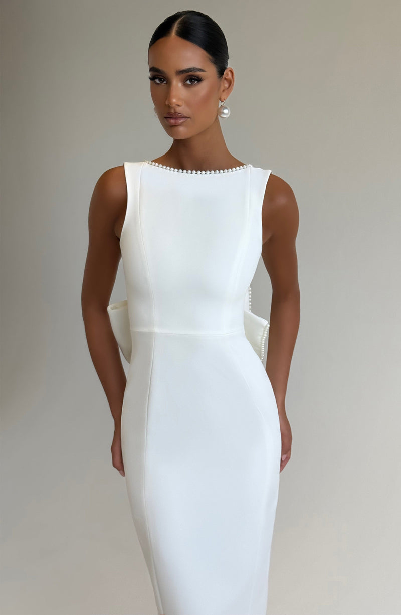 lana midaxi dress ivory Lana Midaxi Dress | Ivory
