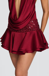 Lara Skort - Burgundy Skort Babyboo Fashion Premium Exclusive Design