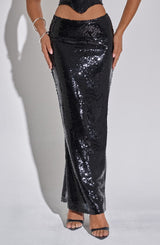 Larisa Maxi Skirt - Black Skirt Babyboo Fashion Premium Exclusive Design