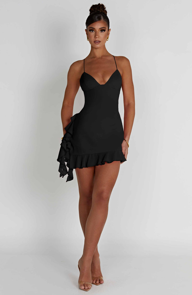 Larosa Mini Dress - Black Dress Babyboo Fashion Premium Exclusive Design