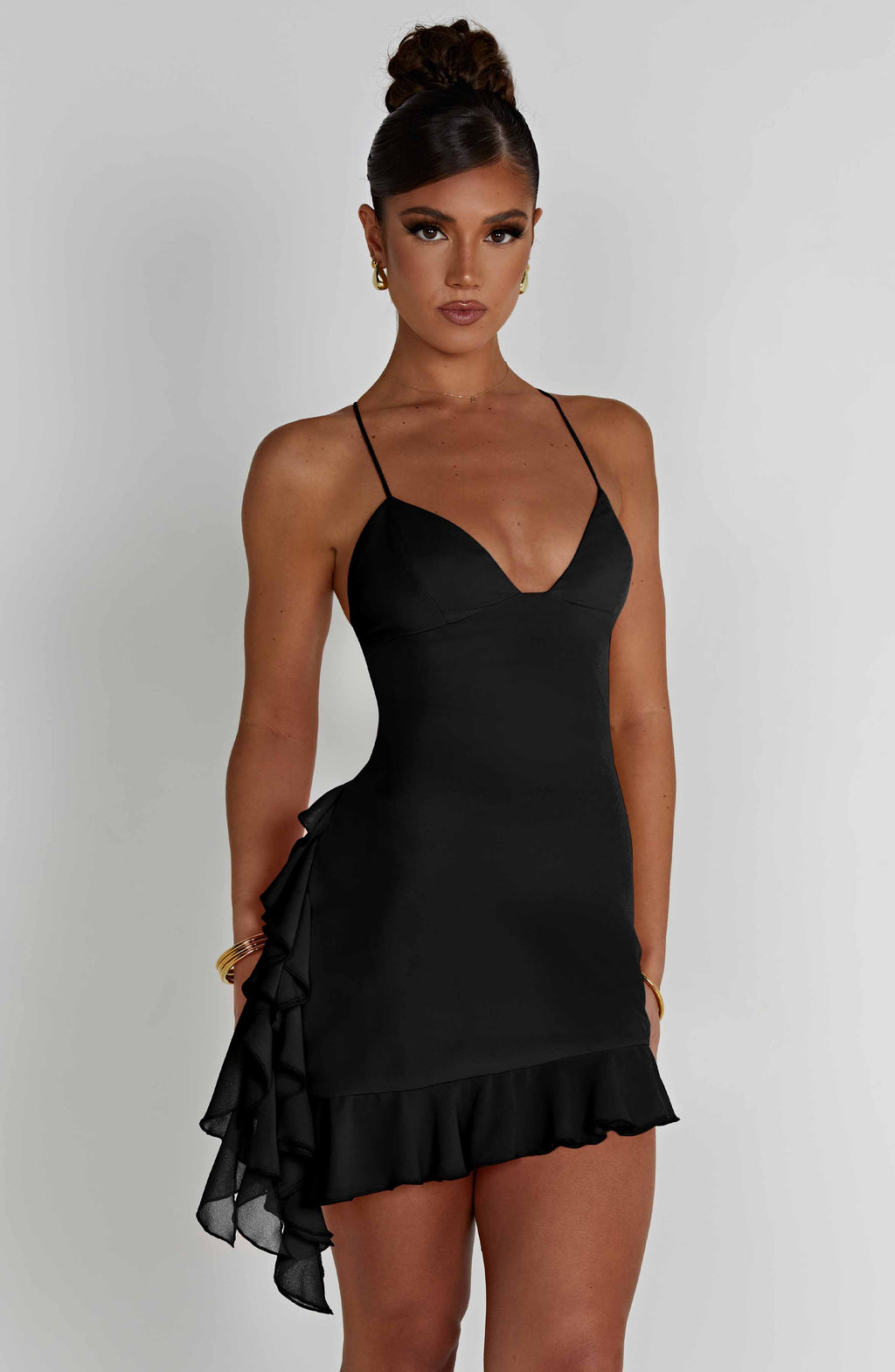 Larosa Mini Dress - Black – BABYBOO