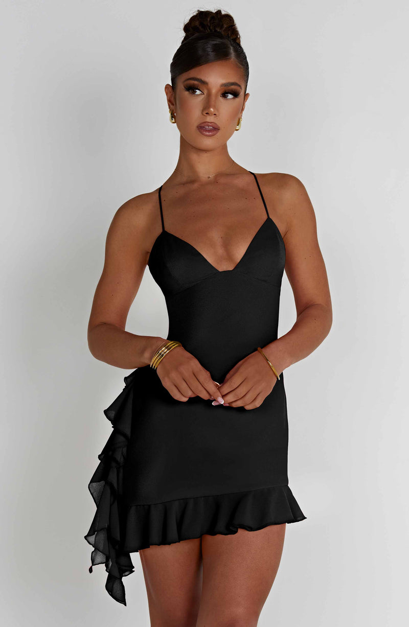Larosa Mini Dress - Black Dress XS Babyboo Fashion Premium Exclusive Design