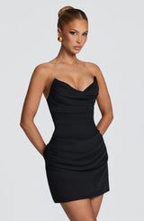 Lauren Mini Dress - Black Dress Babyboo Fashion Premium Exclusive Design