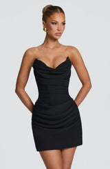 Lauren Mini Dress - Black Dress XS Babyboo Fashion Premium Exclusive Design