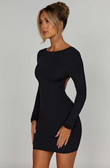 Liana Mini Dress - Black Dress Babyboo Fashion Premium Exclusive Design