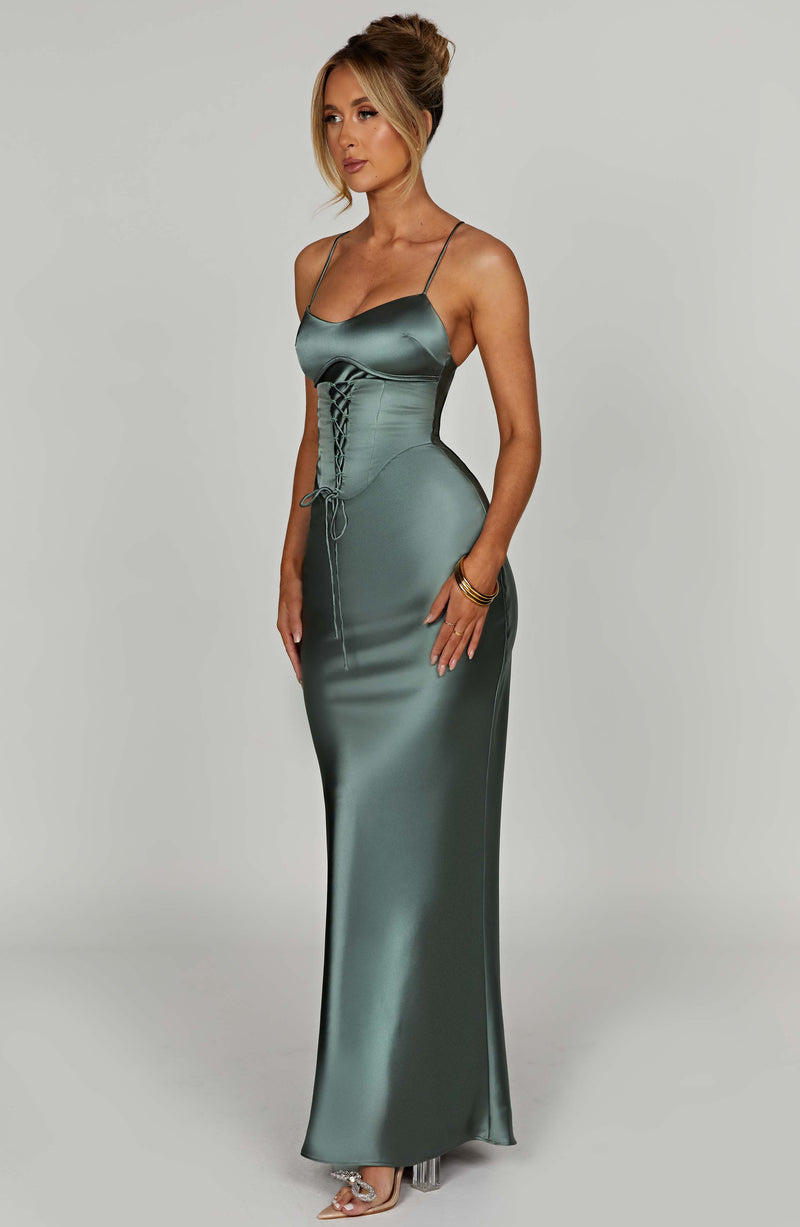 Lillia Maxi Dress - Sage Dress Babyboo Fashion Premium Exclusive Design