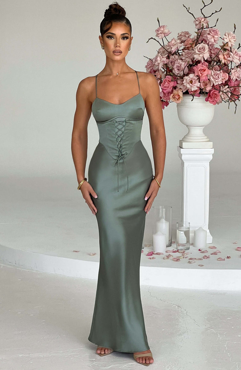 Lillia Maxi Dress - Sage Dress XS Babyboo Fashion Premium Exclusive Design