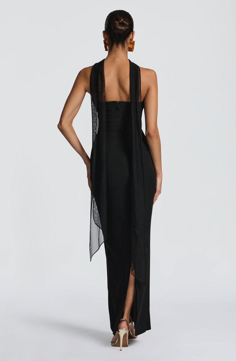 babyboo fashion black dress Maliyah Maxi Dress - Black