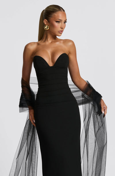 Black Maxi Dress - Lindsey Maxi Dress - Babyboo Fashion Black Maxi Dress - Lindsey Maxi Dress - Babyboo Fashion