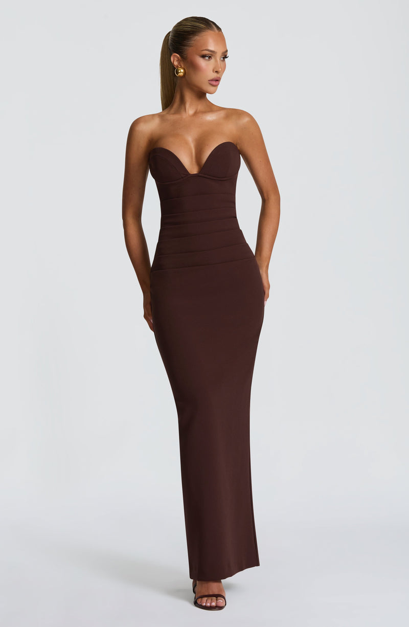 lindsey cut out maxi dress Bec & Bridge - Lindsey V Maxi Dress - Black