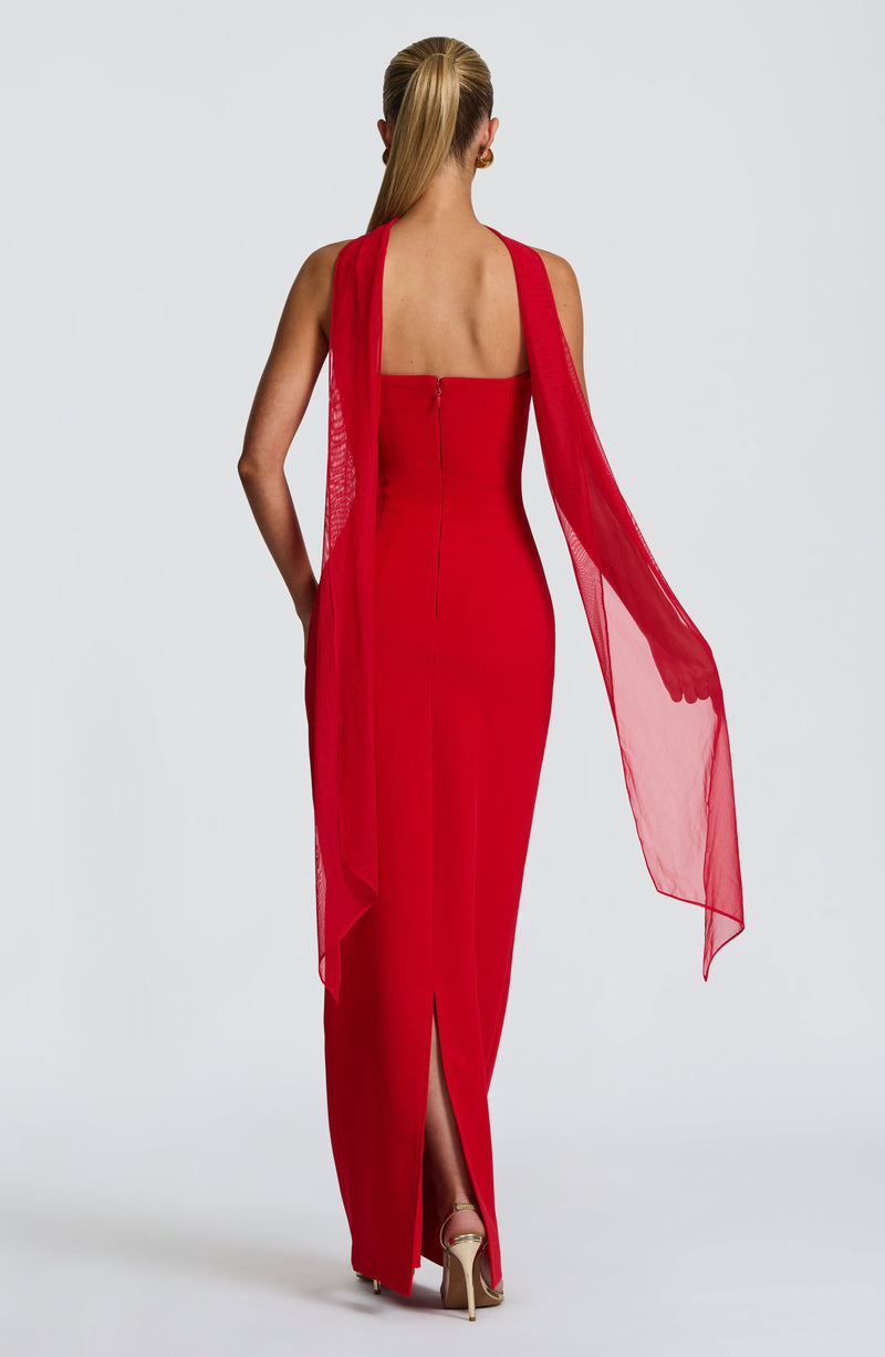 babyboo red dress Lindsey Maxi Dress babyboo red dress Lindsey Maxi Dress