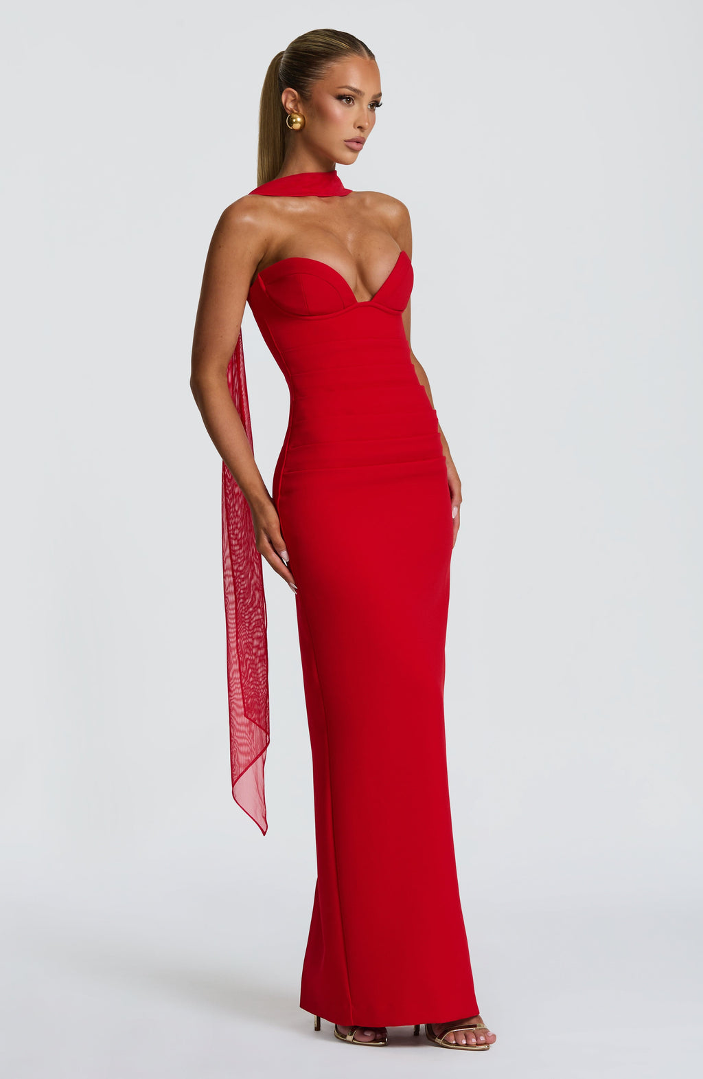 Buy Red Maxi Dress - Lindsey Maxi Dress
