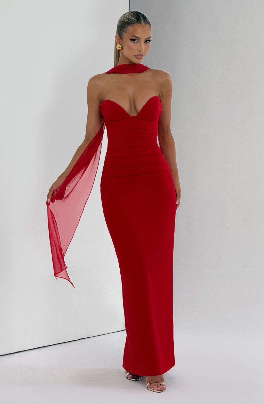 Buy Red Maxi Dress - Lindsey Maxi Dress