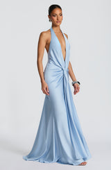 Linette Gown - Glacier Blue Dress Babyboo Fashion Premium Exclusive Design
