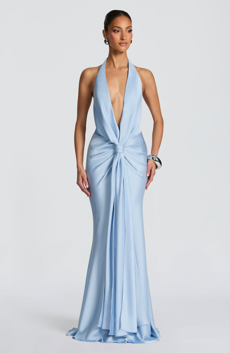 Linette Gown - Glacier Blue Dress Babyboo Fashion Premium Exclusive Design