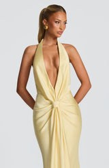 Linette Gown - Lemon Dress Babyboo Fashion Premium Exclusive Design