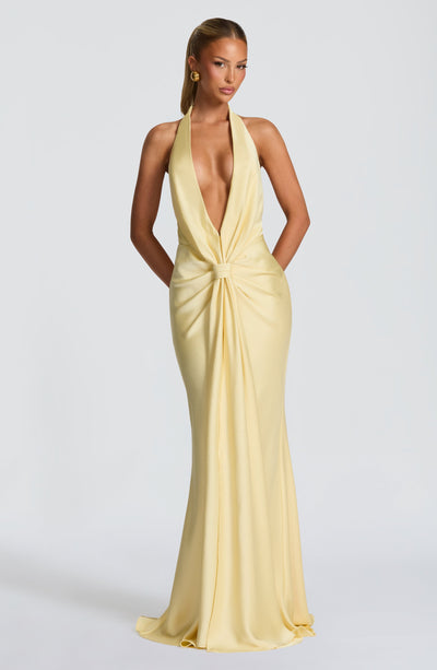 Linette Gown - Lemon Linette Gown - Lemon