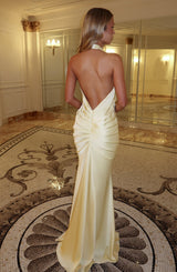 Linette Gown - Lemon Dress Babyboo Fashion Premium Exclusive Design