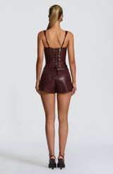 Liv Shorts - Burgundy Shorts Babyboo Fashion Premium Exclusive Design