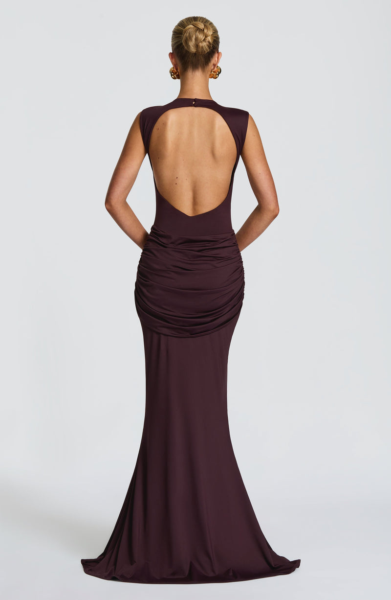 Lorenza Maxi Dress - Plum Lorenza Maxi Dress - Plum
