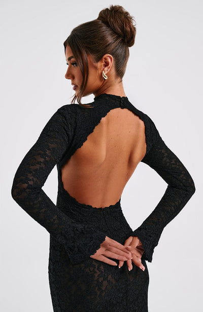 Lourdes Maxi Dress - Black Dress Babyboo Fashion Premium Exclusive Design