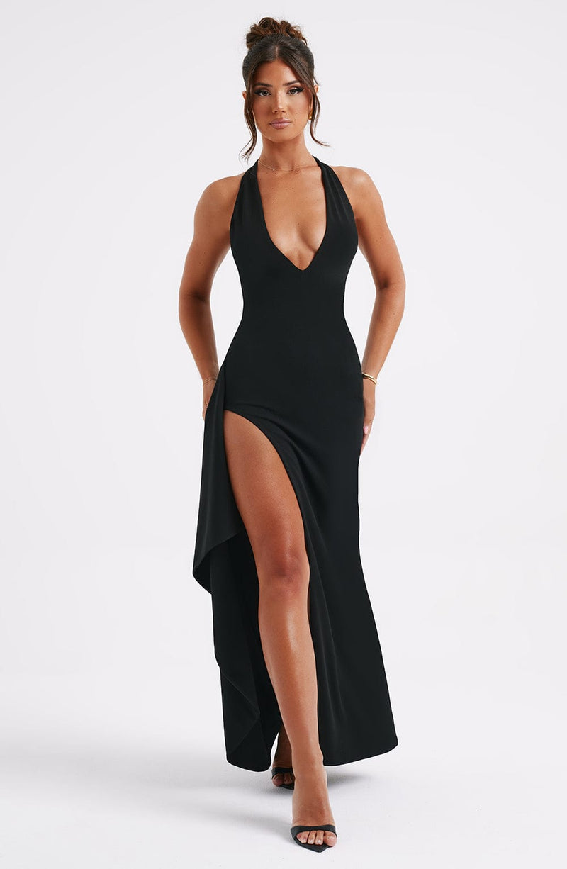 Luella Maxi Dress - Black – BABYBOO