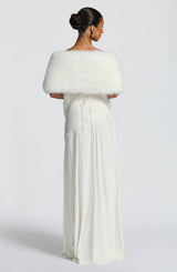 Lulu Shawl - Ivory Accessories ONE SIZE Babyboo Fashion Premium Exclusive Design