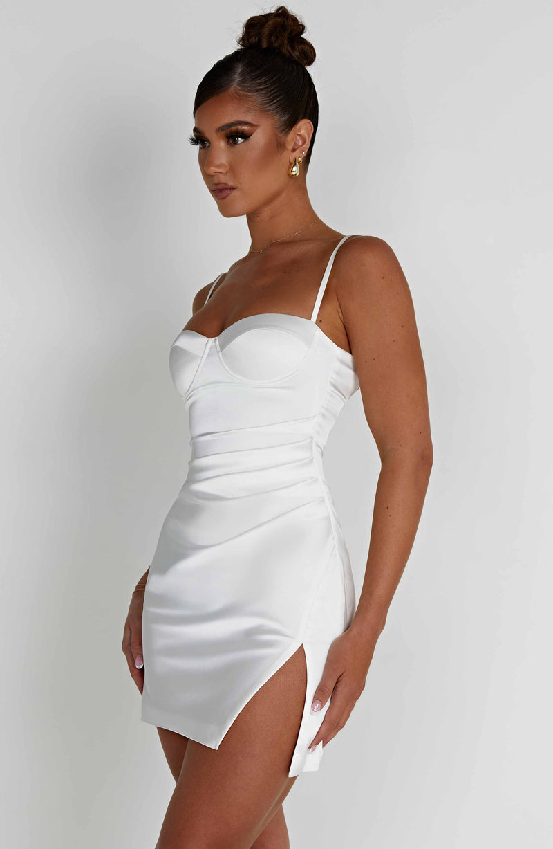 Mabel Mini Dress - Ivory Dress Babyboo Fashion Premium Exclusive Design