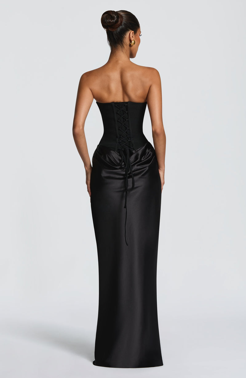 Shop Black Maxi Dress - Maggie Maxi Dress - Babyboo Fashion