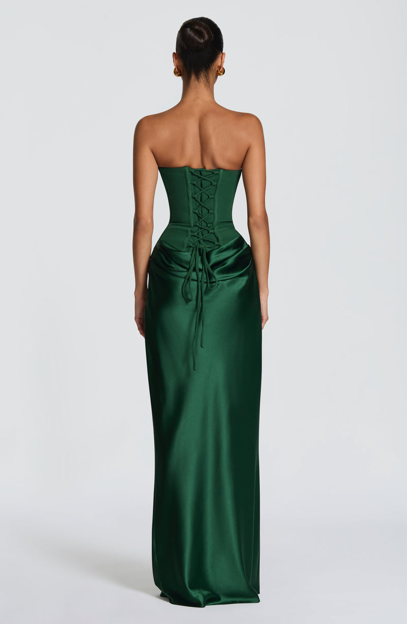 Buy Emerald Maxi Dress - Maggie Maxi Dress by Babyboo Fashion Buy Emerald Maxi Dress - Maggie Maxi Dress by Babyboo Fashion