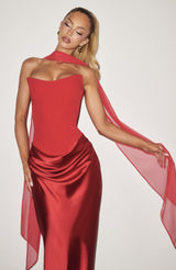 Maggie Maxi Dress - Red Dress Babyboo Fashion Premium Exclusive Design