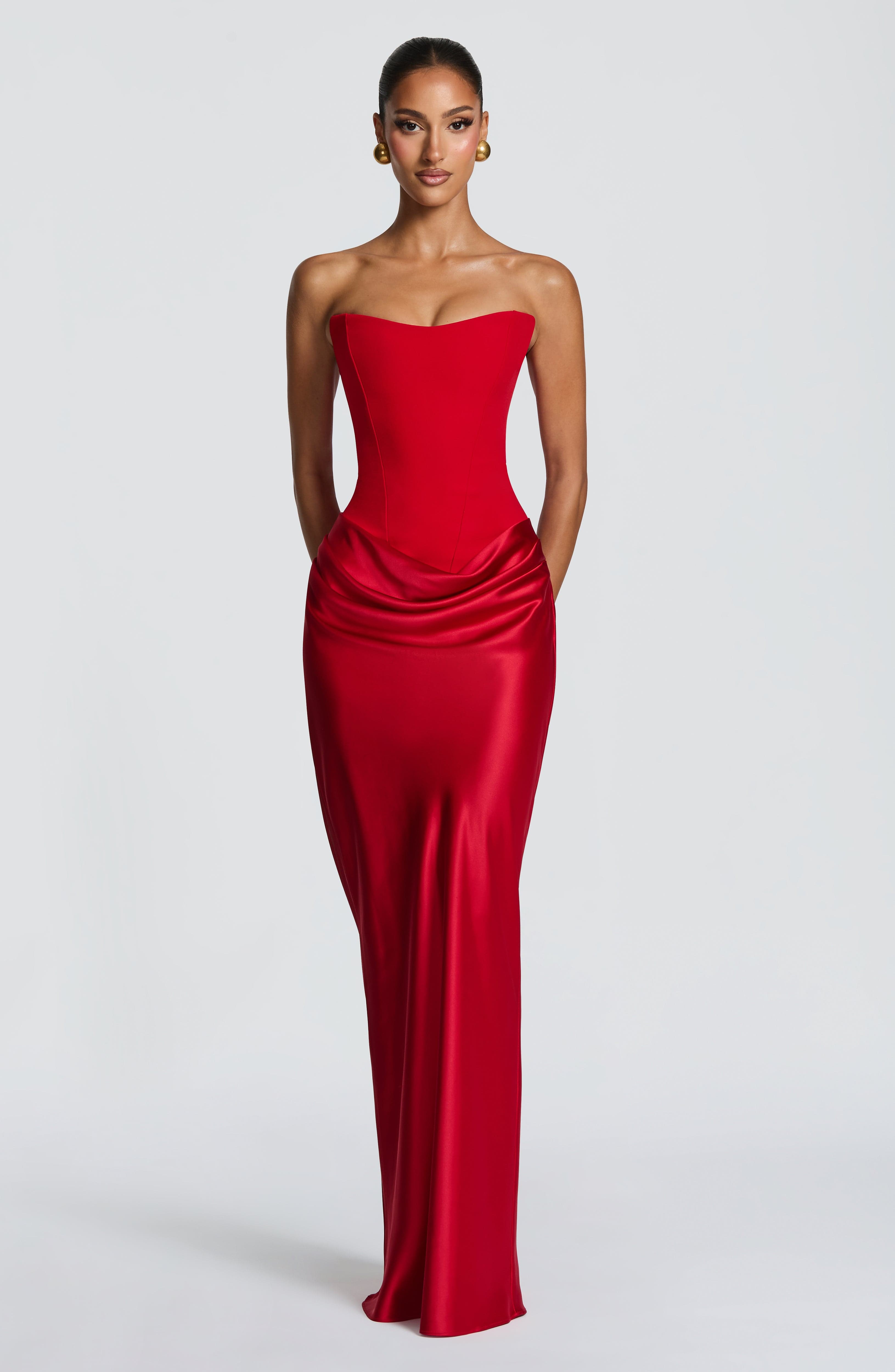 Red Maxi Dress - Maggie Maxi Dress