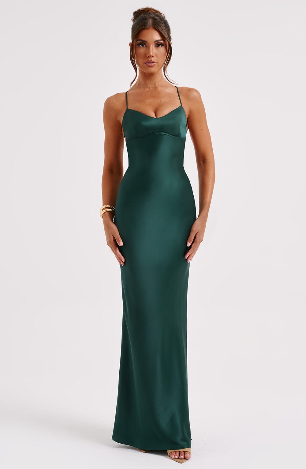Malika Maxi Dress - Emerald – BABYBOO