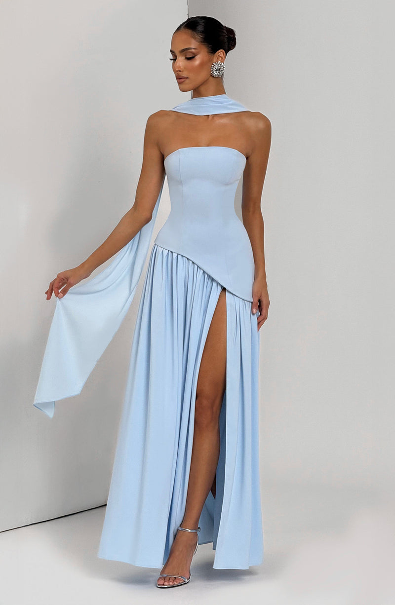 babyboo fashion blue dress Angelina Maxi Dress