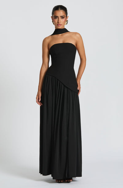 Babyboo Maliyah Maxi Dress in Black Size XXL