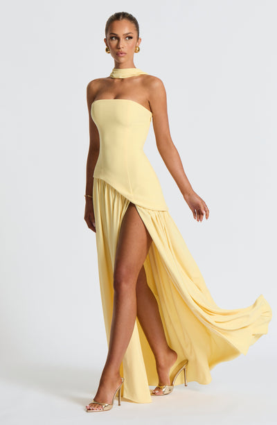 Maliyah Maxi Dress - Lemon