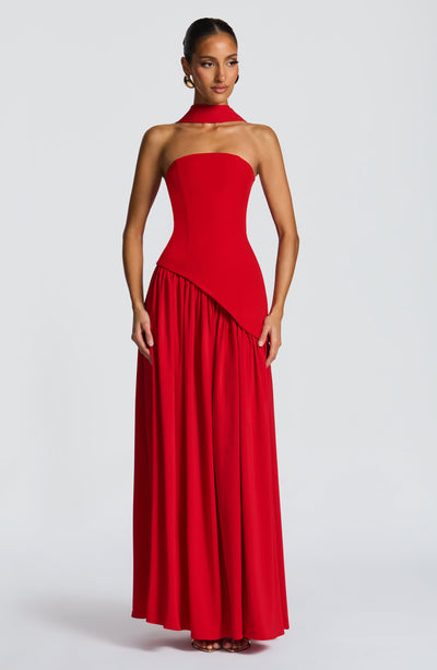 Red Maxi Dress - Maliyah Maxi Dress - Babyboo Fashion Red Maxi Dress - Maliyah Maxi Dress - Babyboo Fashion